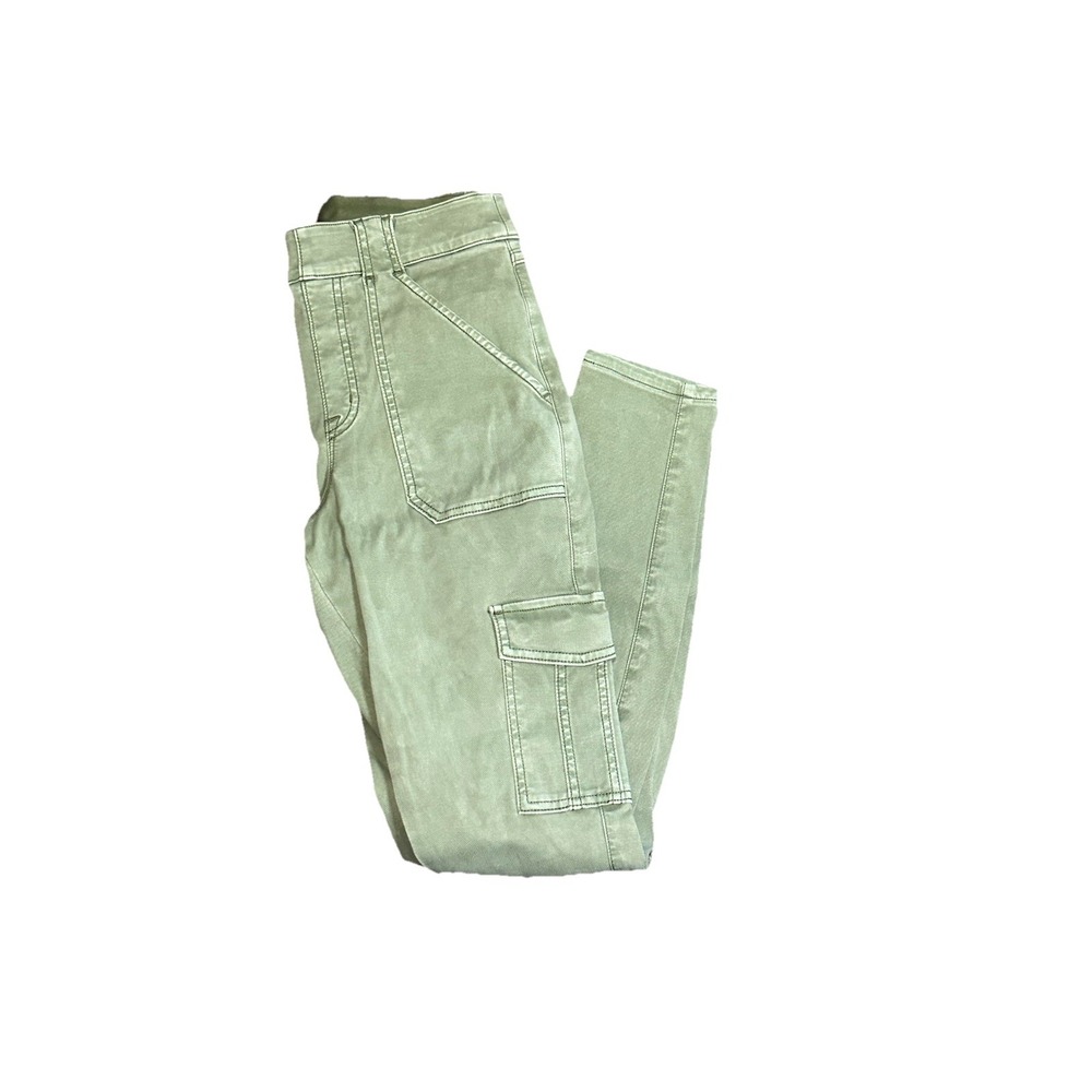 Spanx Women's Olive‎ Green Ankle Cargo Pants Size Medium